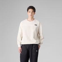 北面UE设计师款长袖条纹T恤男纯棉休闲户外新款TheNorthFace|8F4F