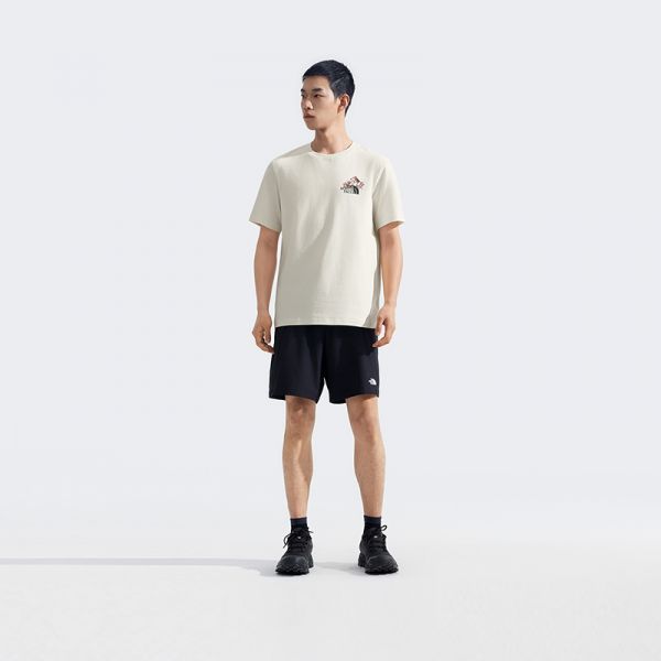 北面男印花山脉速干短袖T恤户外休闲透气夏新款TheNorthFace|8D7E