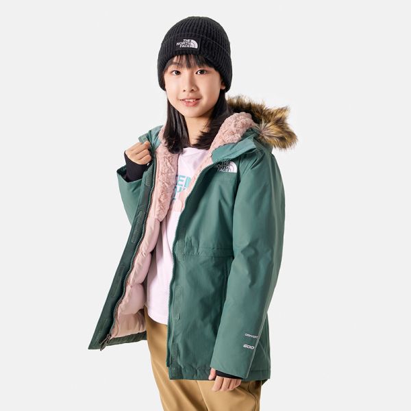 TheNorthFace北面童装鹅绒羽绒服女童防水保暖抓绒23秋冬新款|82Y4