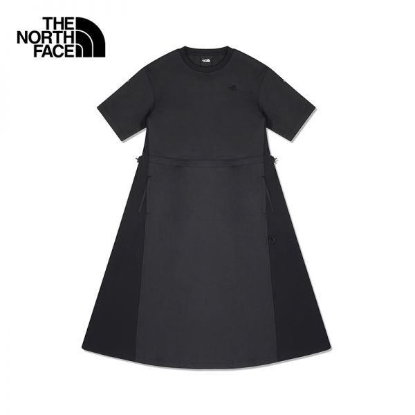 北面UE女速干短袖连衣裙长款城市户外春夏新款TheNorthFace|8CJA