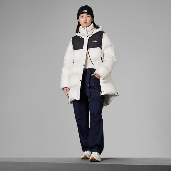 TheNorthFace北面UE女先锋设计防泼溅中长款羽绒服鹅绒24新款89TC