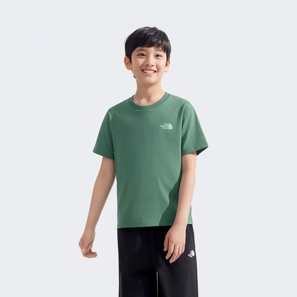 北面童装儿童纯棉印花短袖T恤男女户外透气新款TheNorthFace|8DCS