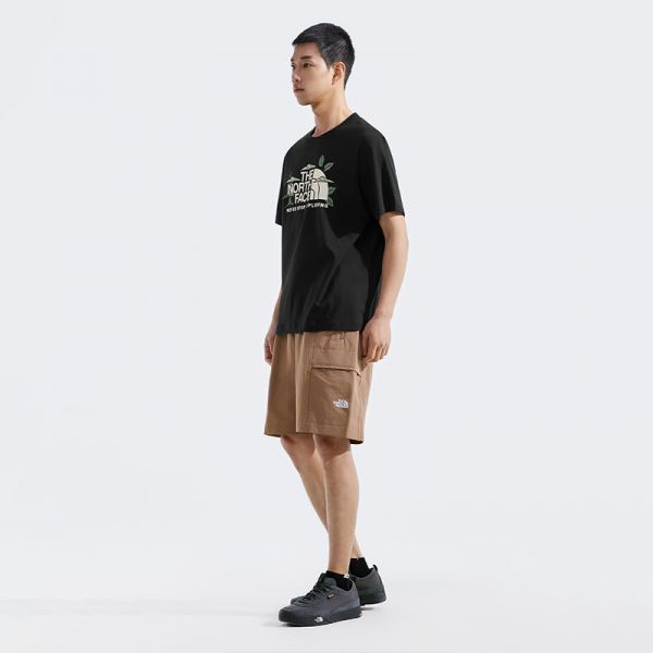北面男女同款纯棉印花短袖T恤户外透气春夏新款TheNorthFace|8D7W