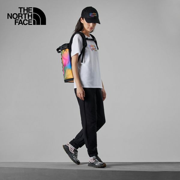 TheNorthFace北面UE女纯棉多彩印花短袖T恤透气23春夏新款81UO