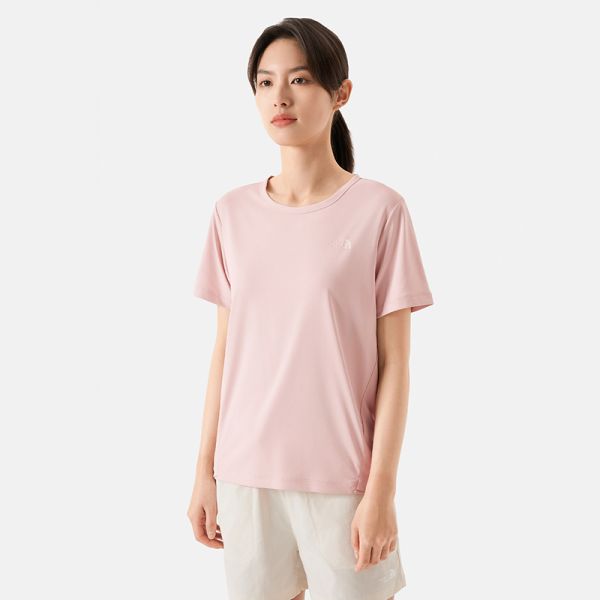 TheNorthFace北面SUN CHASE短袖T恤女吸湿透气UPF防晒衣新款|87VN