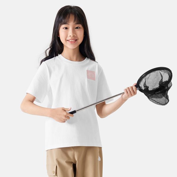 TheNorthFace北面童装男女儿童纯棉印花短袖T恤户外24夏新款|8CT0