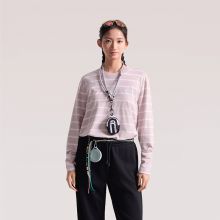 北面长袖T恤女纯棉Vista复古条纹户外透气新款TheNorthFace|8H7G