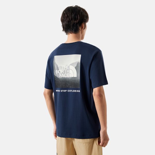 TheNorthFace北面山夏印花短袖T恤男纯棉透气户外休闲夏新款|88GA