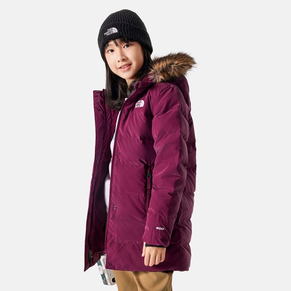 下TheNorthFace北面童装女童羽绒服中长款保暖鹅绒23秋冬新款|84QD