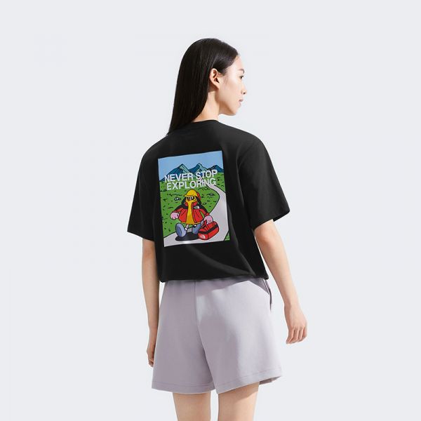 北面男女同款TDC印花系列速干短袖T恤户外新款TheNorthFace|8GZ2