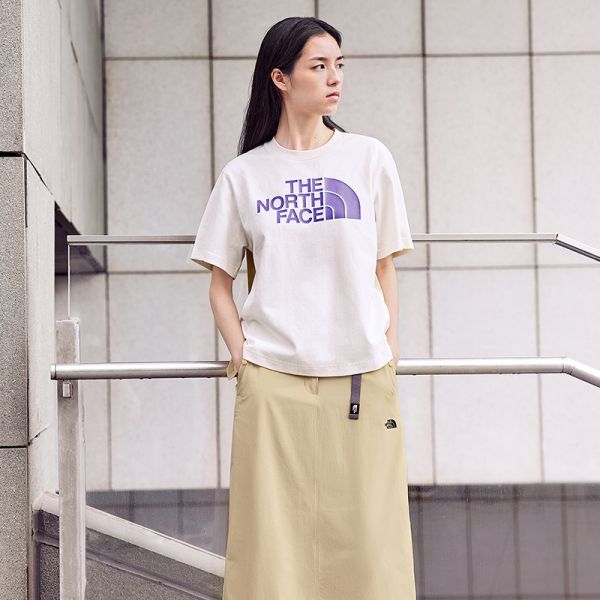 TheNorthFaceUE北面女先锋设计拼接宽松短袖T恤23春夏新款7W9F