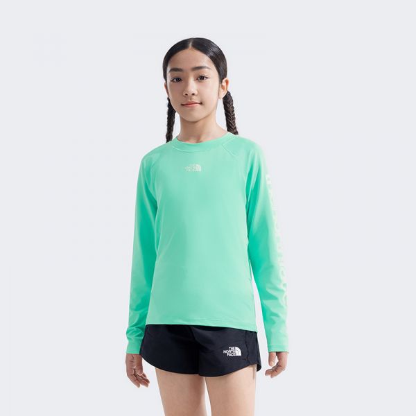 北面童装儿童男女防晒速干衣长袖T恤户外夏新款TheNorthFace|8AN7
