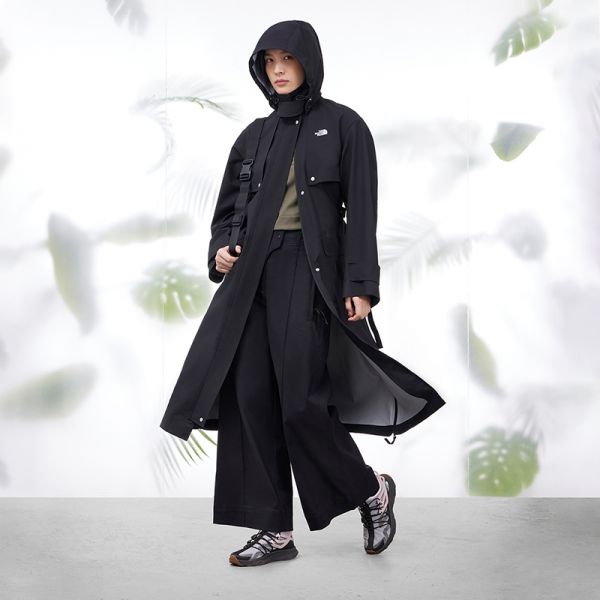 TheNorthFaceUE北面女先锋设计长款风衣防水透汽23春新款81KY