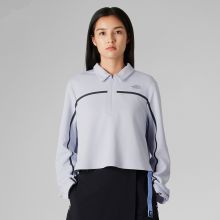 北面UE女A字POLO领长袖T恤速干衣城市户外新款TheNorthFace|8CJ7