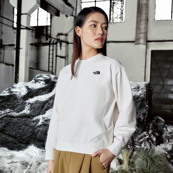 TheNorthFace北面UE先锋设计女侧开叉休闲卫衣秋冬上新|7WA9