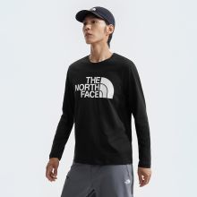 北面男速干印花LOGO长袖T恤休闲运动户外透气TheNorthFace|8AMJ