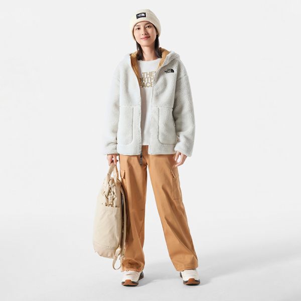 【黑加仑紫】TheNorthFace北面两面穿仿羊羔绒抓绒衣女新款|81S8