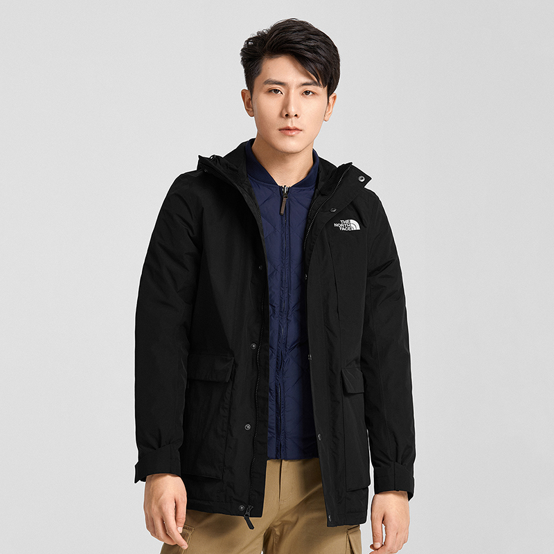 下M下【经典款】TheNorthFace北面三合一外套男户外防水秋冬上新|7QPD_TheNorthFace北面