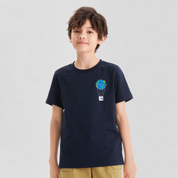 TheNorthFace北面童装男女童短袖T恤纯棉透气2022春夏新款|7WEM