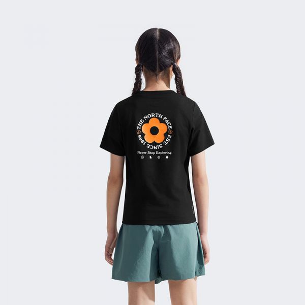 北面童装儿童男女印花速干衣短袖T恤夏户外新款TheNorthFace|8DCV