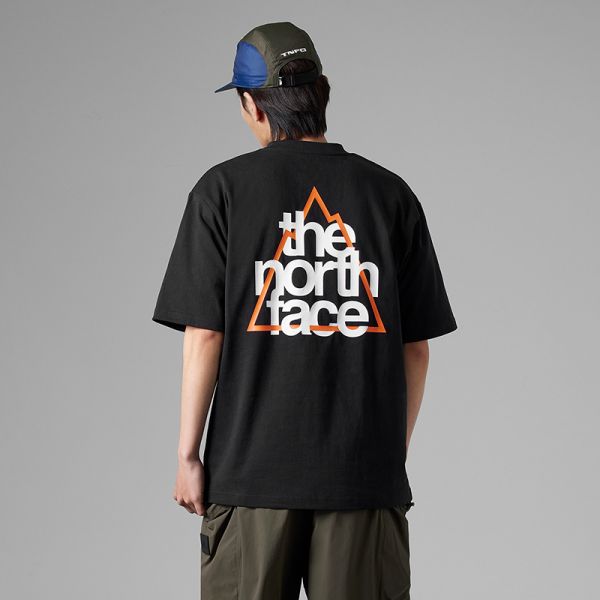 TheNorthFace北面UE男全棉重磅撞色印花短袖T恤23夏季新款81KD