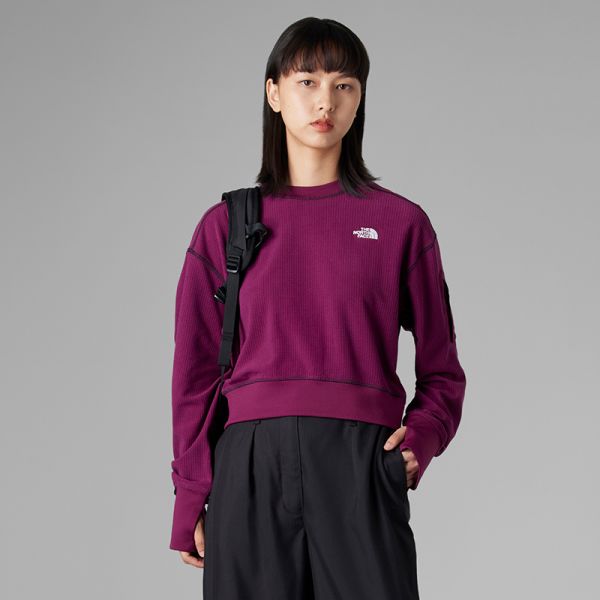 TheNorthFace北面UE先锋设计抓绒上衣外套高腰女23秋冬新款83PC