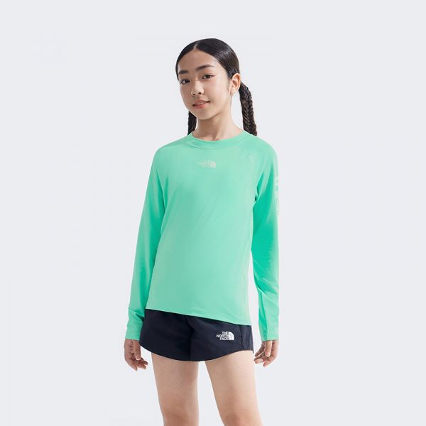 北面童装儿童男女防晒速干衣长袖T恤户外夏新款TheNorthFace|8AN7