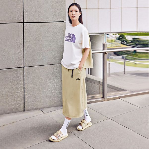 TheNorthFaceUE北面女先锋设计拼接宽松短袖T恤23春夏新款7W9F