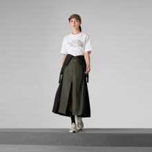 北面UE设计师款女背带连衣裙拼接收腰户外新款TheNorthFace|8CMB