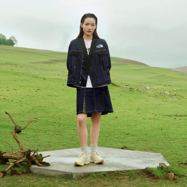 TheNorthFace北面UE先锋设计女性牛仔半裙短裙秋冬上新|7W9J