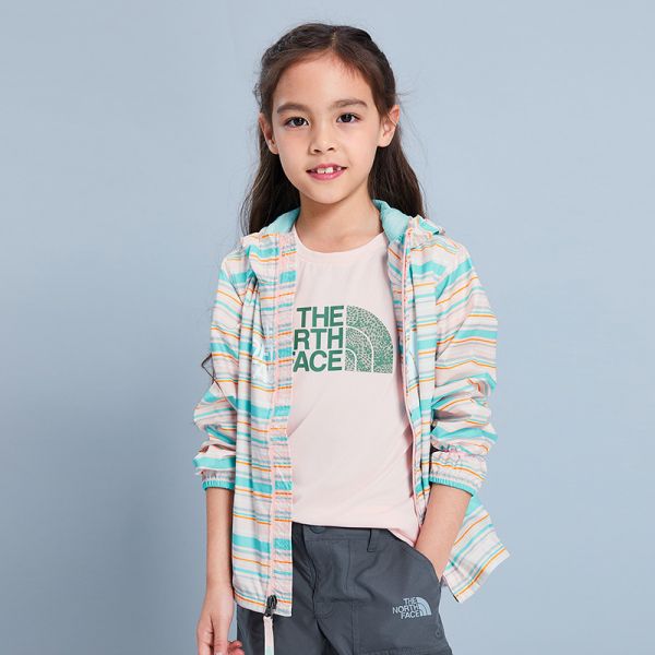 下MTheNorthFace北面童装2019新款春季防风夹克外套女童户外|3NJT