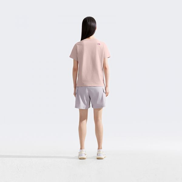北面女纯棉印花短袖T恤户外休闲透气夏季新款TheNorthFace|8DCC