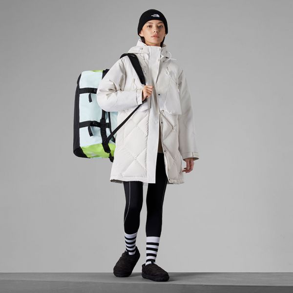 TheNorthFace北面UE先锋设计长款连帽羽绒服女鹅绒23秋冬新款83Q7