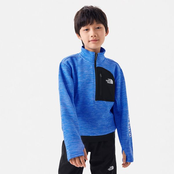 TheNorthFace北面童装针织卫衣男童户外透气防泼溅23春新款|81ZD