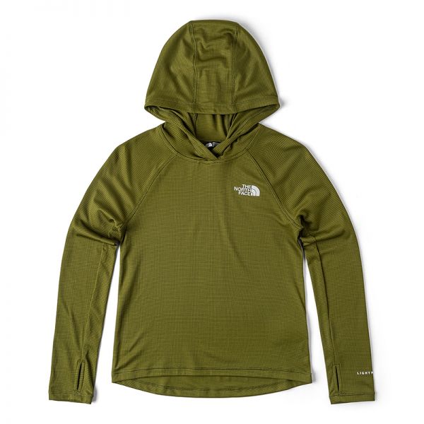 TheNorthFace北面童装儿童LIGHTRANGE轻速防晒长袖T恤24新款|88M4