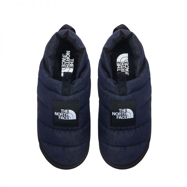TheNorthFace北面UE牛仔一脚蹬保暖面包鞋NUPTSE营地鞋女23秋冬新款8181