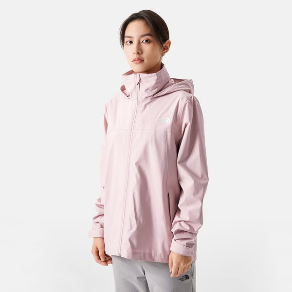 TheNorthFace北面冲锋衣女SANGRO户外樱花粉秋新款防水透汽|7WCK