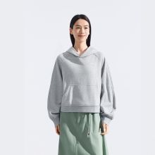 北面女高腰短款连帽针织卫衣宽松运动户外TheNorthFace|8F0Y