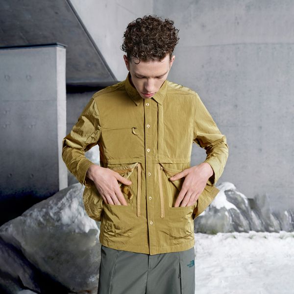 thenorthface北面ue先锋设计男性休闲衬衫秋冬上新|7w9t