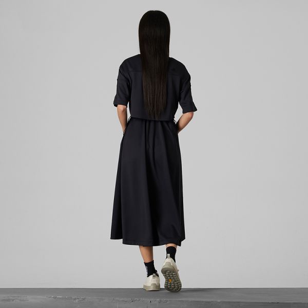 北面UE女速干短袖连衣裙长款城市户外春夏新款TheNorthFace|8CJA