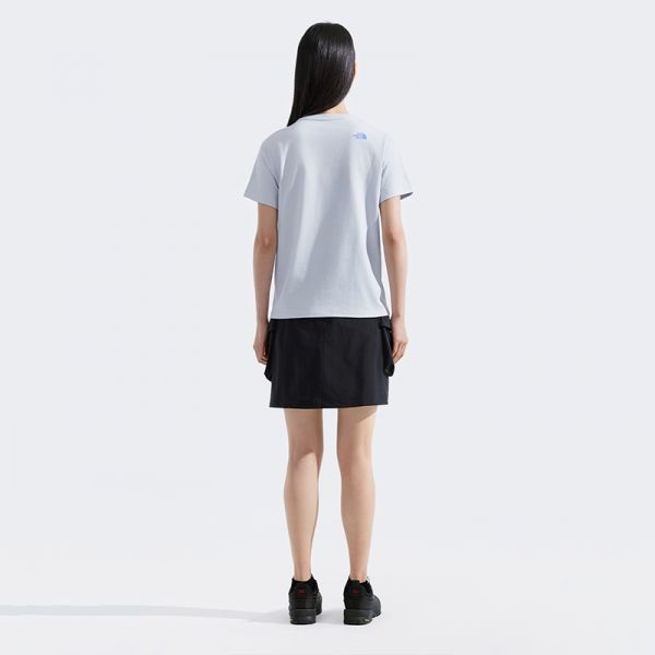 北面女纯棉撞色LOGO短袖T恤户外透气春夏新款TheNorthFace|8DC9
