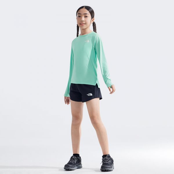 北面童装Sunriser儿童防晒速干长袖T恤透气抑臭TheNorthFace|8AN6