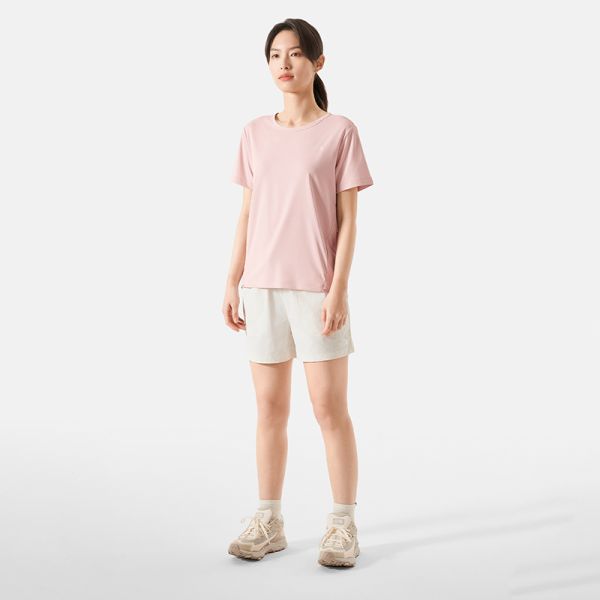 TheNorthFace北面SUN CHASE短袖T恤女吸湿透气UPF防晒衣新款|87VN