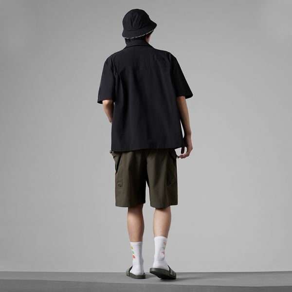 TheNorthFace北面UE男先锋设计防泼溅大口袋短袖衬衫23新款81L7