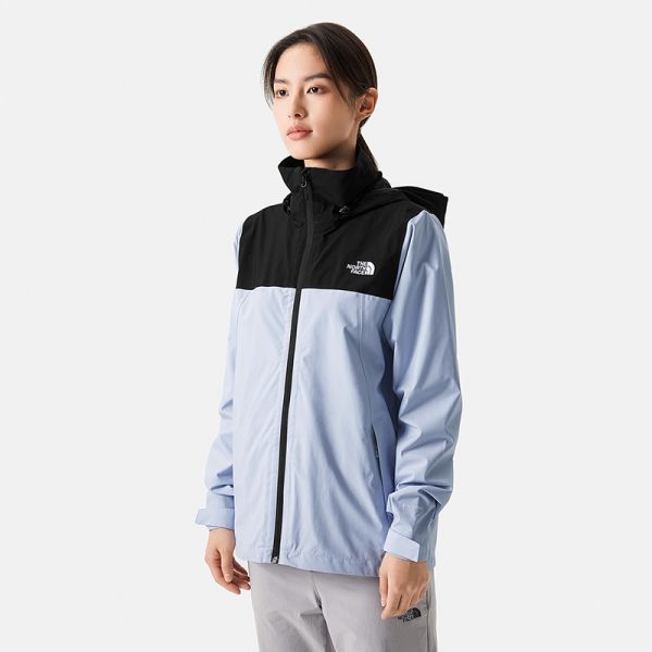 TheNorthFace北面冲锋衣女SANGRO户外樱花粉秋新款防水透汽|7WCK