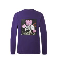 北面针织上衣女印花圆领卫衣运动户外休闲透气TheNorthFace|8F11