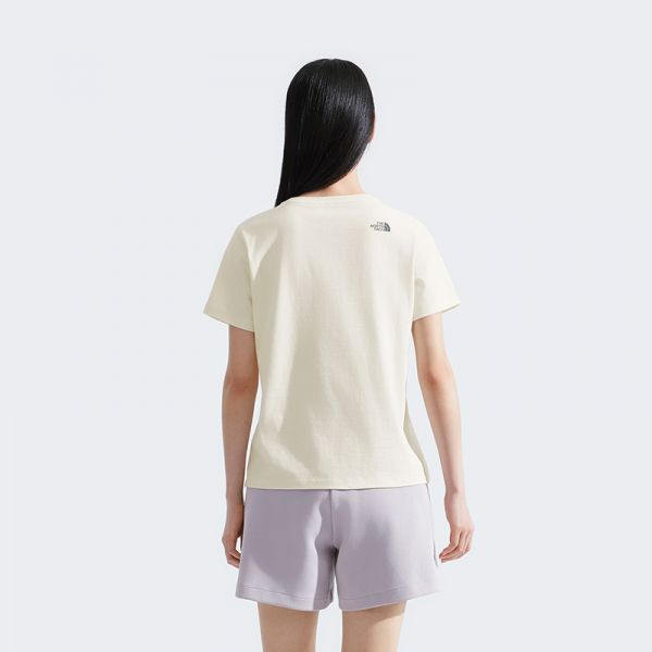 北面女纯棉印花短袖T恤运动户外休闲透气夏新款TheNorthFace|8DCD