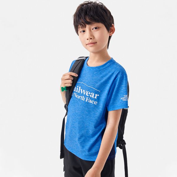 TheNorthFace北面童装短袖T恤男童户外快干透气23春夏新款|81ZE