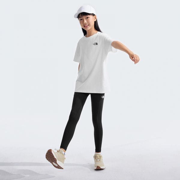 北面童装儿童女吸湿透气保暖紧身裤打底裤户外TheNorthFace|89XN