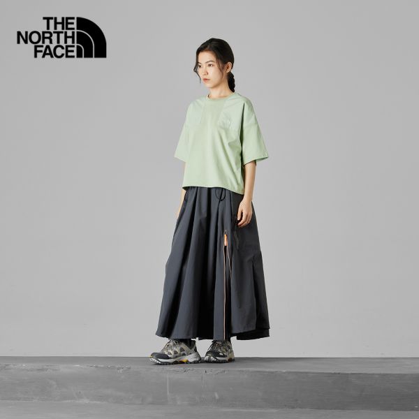 北面UE女短袖T恤宽松休闲透气时尚拼接户外新款TheNorthFace|8DHN